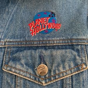 Planet Hollywood 1991 Vintage Denim/Jean Jacket Unisex M